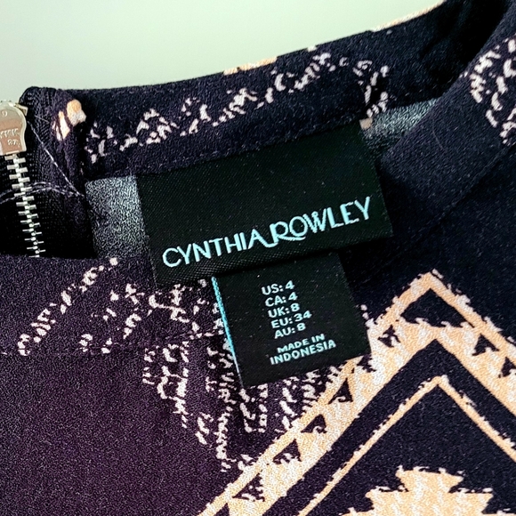 Geometric pattern short summer dress - Picture 3 of 3